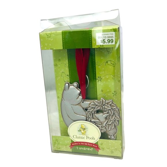 Classic Pooh "Holiday in The 100 Acre Wood" Christmas Tree Ornament - Picture 9 of 9